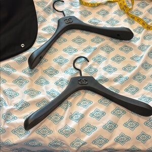 Chanel Elegant Black Designer Hangers